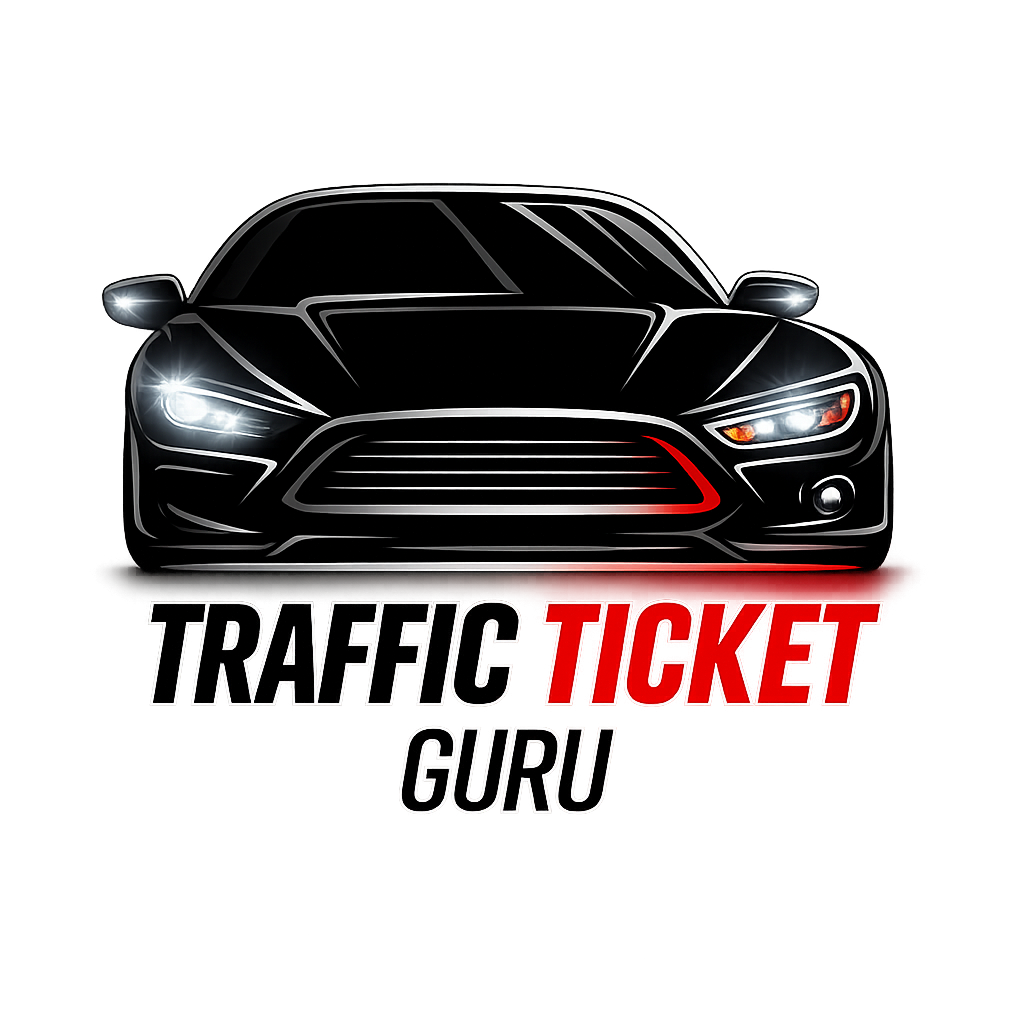 Traffic Ticket Guru logo.